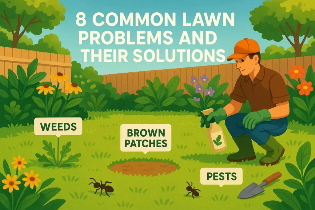 8 Common Lawn Problems